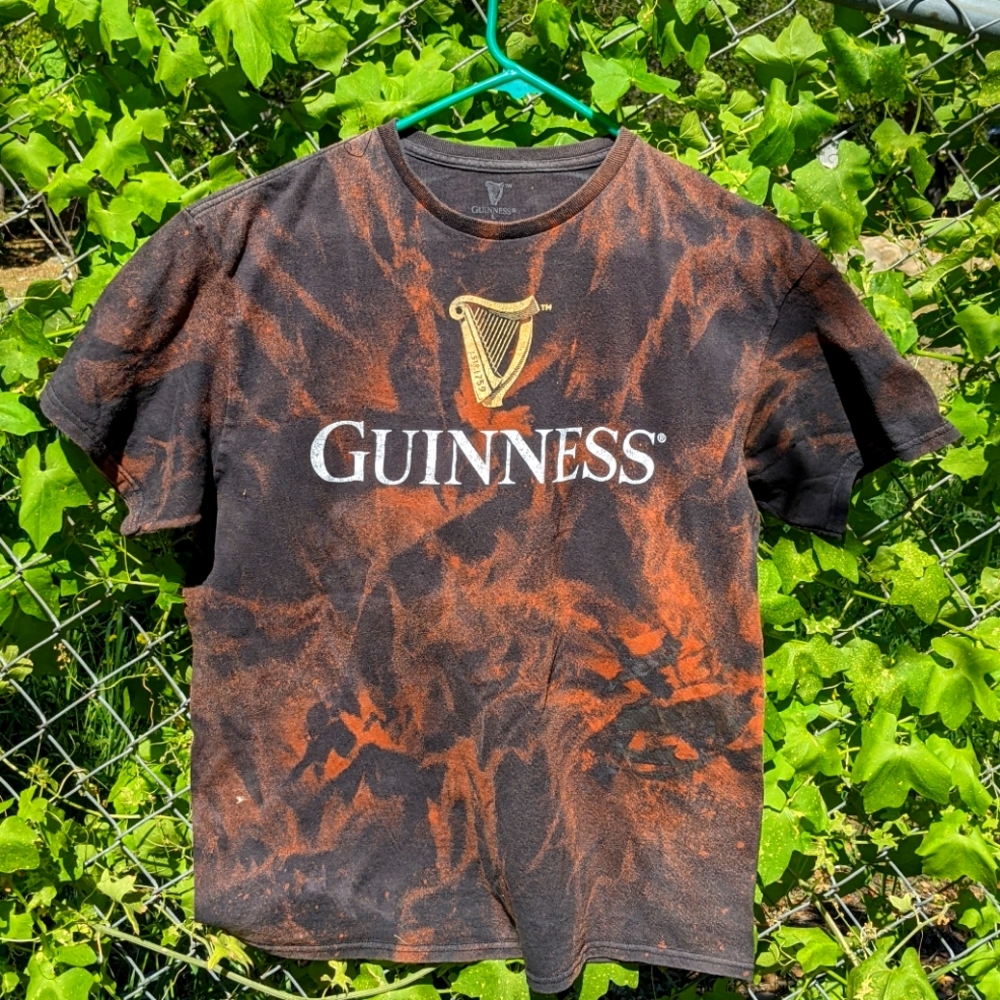 Men's Bleached Guinness Tee custom